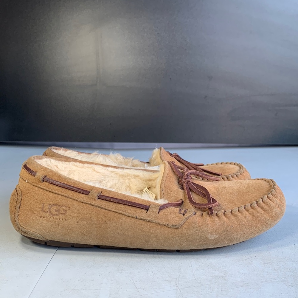 UGG Brown Moccasins with Shearling Interior